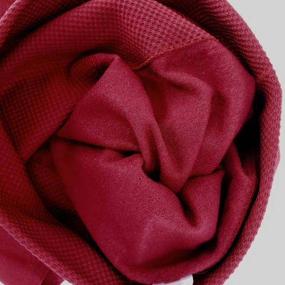 High Wasted Tummy Control Fleeced Wine Color Leggings One Size Fits Most 2-12 - Picture 7 of 8